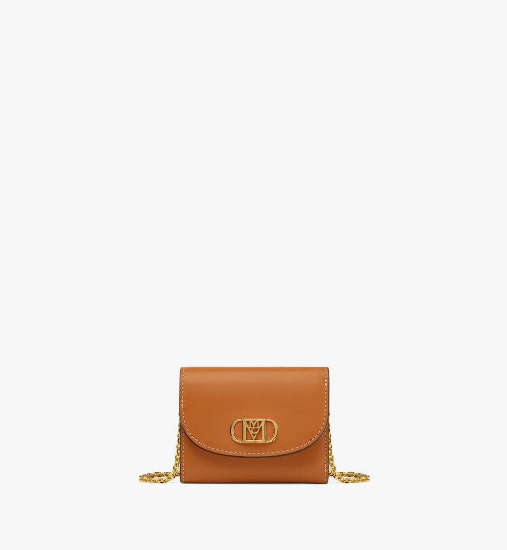 Mode Mena Trifold Chain Wallet in Nappa Leather 1